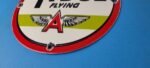 Vintage Flying A Gasoline Sign – Tydol Flying Aviation Gas Pump Porcelain Sign - Image 10