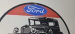 Vintage Ford Motors Sign – American Classic Garage Gas Automotive Porcelain Sign - Image 5