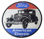 Vintage Ford Motors Sign – American Classic Garage Gas Automotive Porcelain Sign