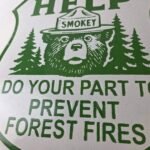 Vintage Forest Service Porcelain Sign – Help Smokey Bear Prevent Fires Ad Sign - Image 4