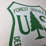 Vintage Forest Service Sign – Agricultural National Park Gasoline Porcelain Sign - Image 5