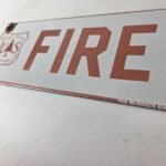 Vintage Forest Service Sign – FIRE Warning Camping Hike Plate Gas Porcelain Sign - Image 14