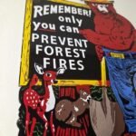 Vintage Forest Service Sign – Smokey Remember Forest Fires Gas Porcelain Sign - Image 6