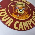 Vintage Forest Service Sign – Smokey the Bear Camping Hiking Gas Porcelain Sign - Image 11