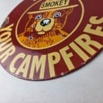 Vintage Forest Service Sign – Smokey the Bear Camping Hiking Gas Porcelain Sign - Image 14