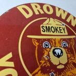 Vintage Forest Service Sign – Smokey the Bear Camping Hiking Gas Porcelain Sign - Image 5