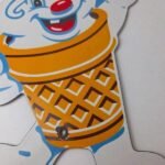 Vintage Fosters Freeze Sign – Porcelain Old Fashion Ice Cream Gas Pump Sign - Image 4