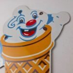 Vintage Fosters Freeze Sign – Porcelain Old Fashion Ice Cream Gas Pump Sign - Image 8