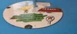 Vintage Gasoline Porcelain Sign – Texaco Gas Chicken Ad Filling Station Oil Sign - Image 11