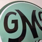 Vintage General Motors Sign – GMC Automobiles Trucks Gas Oil Pump Porcelain Sign - Image 5