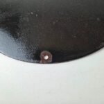 Vintage Gibson Guitars – Acoustic Electric Bass Porcelain Gas Station Goofy Sign - Image 8