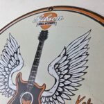 Vintage Gibson Guitars – Acoustic Electric Bass Store Porcelain Gas Station Sign - Image 12