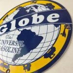 Vintage Globe Sign – Universal Gas Service Station Porcelain Pump Sign - Image 13