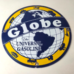 Vintage Globe Sign – Universal Gas Service Station Porcelain Pump Sign - Image 15