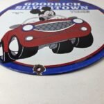 Vintage Goodrich Silvertown Tires Sign – Porcelain Gas Pump Station Sign - Image 10