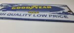 Vintage Goodyear Blimp Sign – Porcelain Service Tires Advertising Sign - Image 11