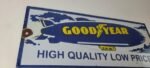 Vintage Goodyear Blimp Sign – Porcelain Service Tires Advertising Sign - Image 5