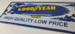 Vintage Goodyear Blimp Sign – Porcelain Service Tires Advertising Sign - Image 10