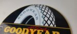 Vintage Goodyear Tires Sign – Aviation Tires Gas Advertising Pump Porcelain Sign - Image 8