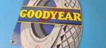 Vintage Goodyear Tires Sign – Aviation Tires Gas Motor Oil Pump Porcelain Sign - Image 12