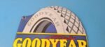 Vintage Goodyear Tires Sign – Aviation Tires Gas Motor Oil Pump Porcelain Sign - Image 13