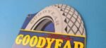 Vintage Goodyear Tires Sign – Aviation Tires Gas Motor Oil Pump Porcelain Sign - Image 8