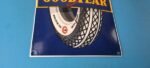 Vintage Goodyear Tires Sign – Porcelain Gas Service Convex Advertising Sign - Image 7