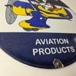 Vintage Goodyear Tires Sign – Porcelain Service Mickey Mouse Gas Oil Pump Sign - Image 11