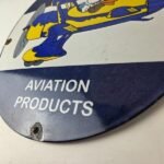 Vintage Goodyear Tires Sign – Porcelain Service Mickey Mouse Gas Oil Pump Sign - Image 14