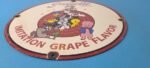 Vintage Grapette Soda Sign – Porcelain Grape Flavor Cola Beverage Gas Pump Sign - Image 11