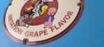 Vintage Grapette Soda Sign – Porcelain Grape Flavor Cola Beverage Gas Pump Sign - Image 10