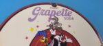 Vintage Grapette Soda Sign – Porcelain Grape Flavor Cola Beverage Gas Pump Sign - Image 5