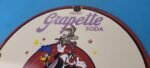 Vintage Grapette Soda Sign – Porcelain Grape Flavor Cola Beverage Gas Pump Sign - Image 8