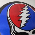 Vintage Grateful Dead Sign – American Rock Guitar Band Concert Gas Pump Sign - Image 5