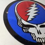 Vintage Grateful Dead Sign – American Rock Guitar Band Concert Gas Pump Sign - Image 6