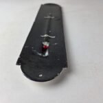 Vintage Gulf Racing Sign – Gas Service Pump Ad Sign on Porcelain Thermometer - Image 14