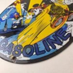 Vintage Harbor Gasoline Sign – Mickey Gas Pump Motor Oil Porcelain Sign - Image 14