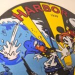 Vintage Harbor Gasoline Sign – Mickey Gas Pump Motor Oil Porcelain Sign - Image 5