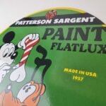 Vintage Hardware Paint Sign – Porcelain Patterson Sargent Store Gas Pump Sign - Image 8