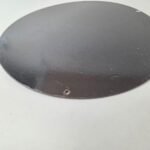 Vintage Harley Davidson Motorcycle Sign – Skull & Wings Gas Pump Porcelain Sign - Image 9