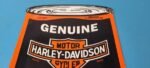 Vintage Harley Davidson Motorcycles Porcelain Motor Oil Quart Can Gas Pump Sign - Image 13