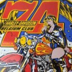 Vintage Harley Davidson Motorcycles Sign – 74' Biker Gas Pump Porcelain Sign - Image 3