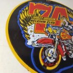 Vintage Harley Davidson Motorcycles Sign – 74' Biker Gas Pump Porcelain Sign - Image 6