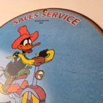 Vintage Harley Davidson Motorcycles Sign – Biker Porcelain Service Gas Pump Sign - Image 12