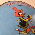 Vintage Harley Davidson Motorcycles Sign – Biker Porcelain Service Gas Pump Sign - Image 5