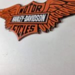 Vintage Harley Davidson Motorcycles Sign – Biker Wings Service Gas Ad Sign - Image 14