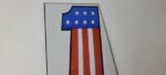Vintage Harley Davidson Motorcycles Sign – Number One USA American Flag Gas Sign - Image 5