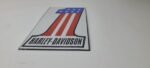Vintage Harley Davidson Motorcycles Sign – Number One USA American Flag Gas Sign - Image 11