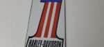 Vintage Harley Davidson Motorcycles Sign – Number One USA American Flag Gas Sign - Image 4