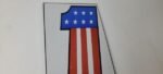 Vintage Harley Davidson Motorcycles Sign – Number One USA American Flag Gas Sign - Image 5